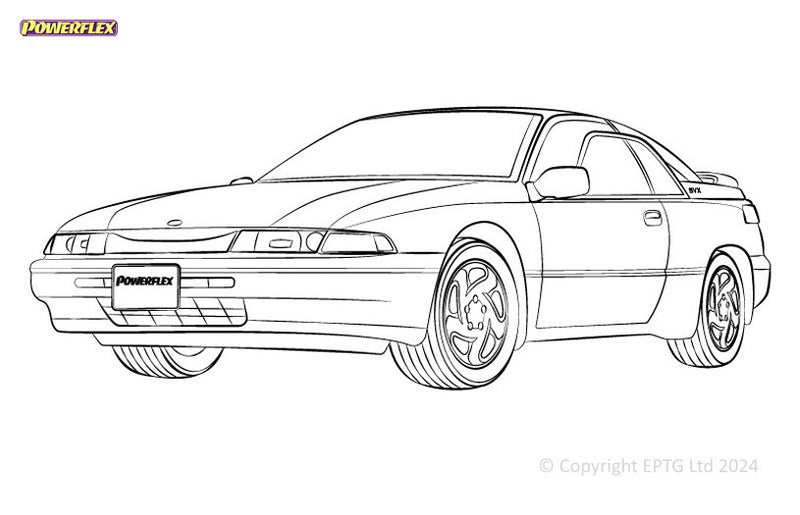 Carica immagine in Galleria Viewer, Schema boccole Powerflex Subaru SVX (1992-1997)
