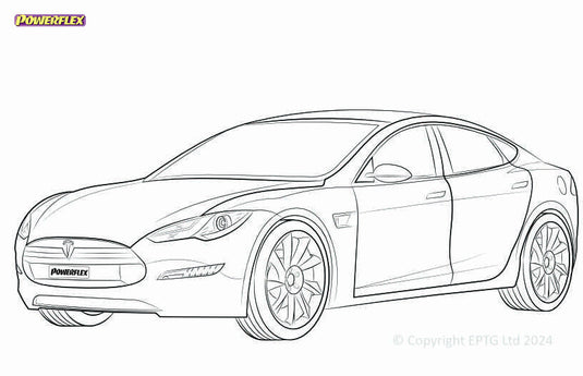 Silent block Powerflex Tesla Model S (2012-)