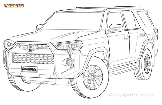 Silent block Powerflex Toyota 4Runner Mk5 (2009 - )