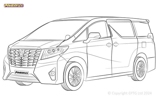 Silent block Powerflex Toyota Alphard / Vellfire 30 (2015 - )