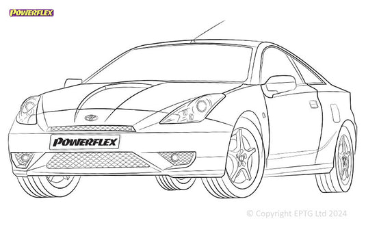 Schema boccole Powerflex Toyota Celica (2000-2005)
