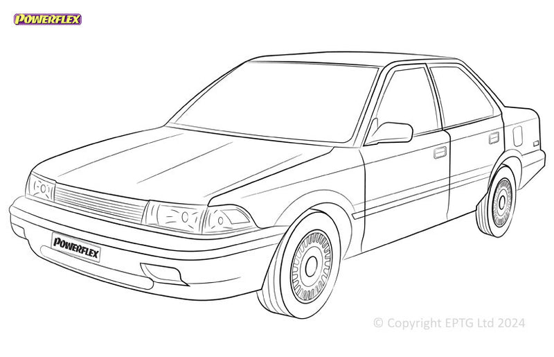Carica immagine in Galleria Viewer, Schema boccole Powerflex Toyota Corolla (1988-2002)
