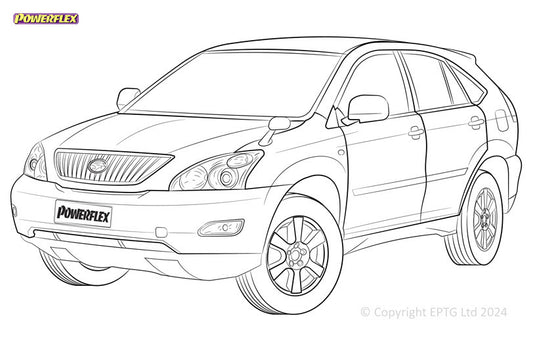 Silent block Powerflex Toyota Harrier (2013 - )