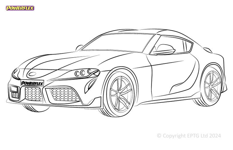 Carica immagine in Galleria Viewer, Silent block Powerflex Toyota Supra Mk5 A90/J29 (2019 -)
