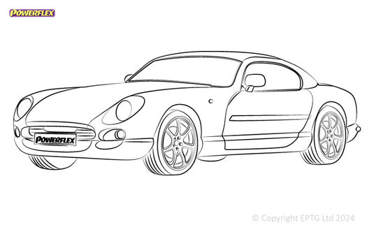Schema boccole Powerflex TVR Cerbera (1996-2006)