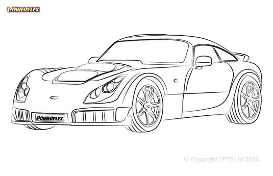 Schema boccole Powerflex TVR Sagaris (2004-2006)
