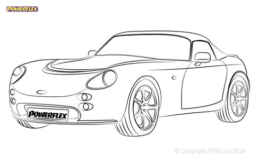 Schema boccole Powerflex TVR Tamora (2002-2006)