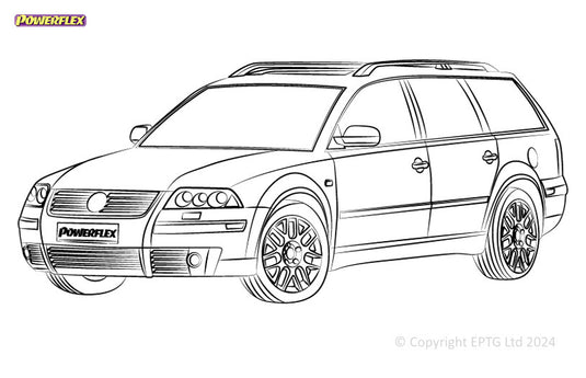 Schema boccole Powerflex Volkswagen 4 Motion (1996-2005)