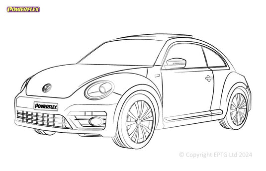 Silent block Powerflex Volkswagen Beetle A5 Multi braccio (2011-)