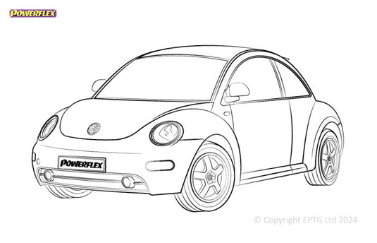 Silent block Powerflex Volkswagen Beetle & Cabrio 2WD (1998-2011)
