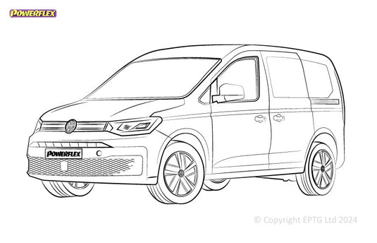 Silent block Powerflex Volkswagen Caddy MK4 Type SB (2020-)
