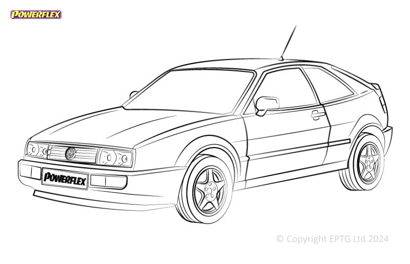 Carica immagine in Galleria Viewer, Silent block Powerflex Volkswagen Corrado 53L (1989 - 1995)
