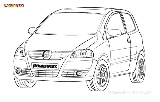 Schema boccole Powerflex Volkswagen Fox (2003-2014) - parte 1