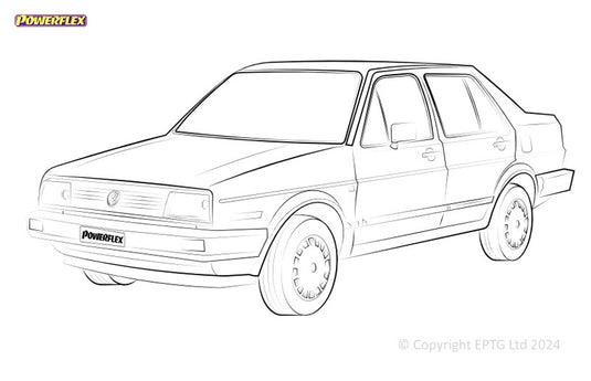 Silent block Powerflex Volkswagen Jetta MK2 A2 (1985-1992)