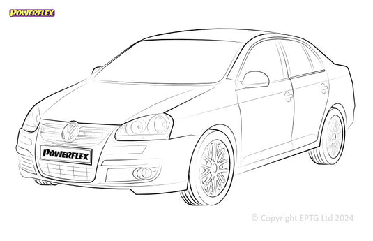Silent block Powerflex Volkswagen Jetta MK5 A5 1K (2005-2010)