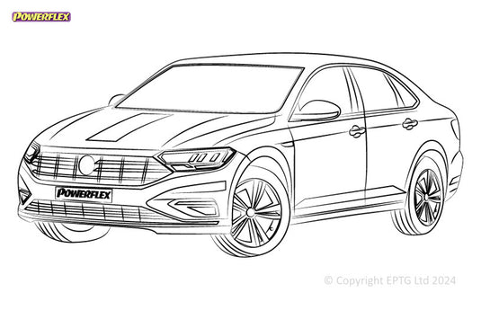 Silent block Powerflex Volkswagen Jetta MK7 A7 Multi-Link (2018-)