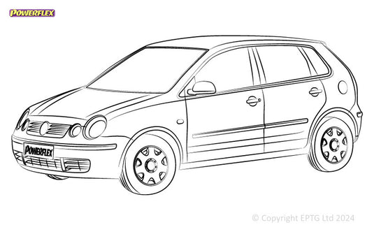 Schema boccole Powerflex Volkswagen Polo MK4 9N/9N3 (2002-2008)