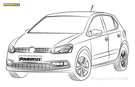 Schema boccole Powerflex Volkswagen Polo MK5 6R/6C (2009-2017)