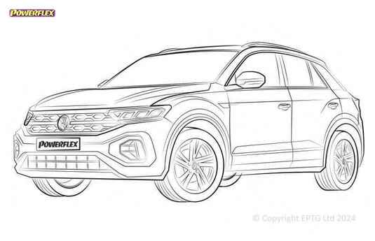 Silent block Powerflex Volkswagen T-Roc 4-Motion inc R (2018-)