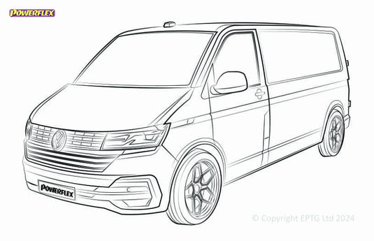 Silent block Powerflex Volkswagen T6 / 6.1 Transporter (2015-2024)
