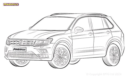Silent block Powerflex Volkswagen Tiguan AD/BW MK2 (2017-)