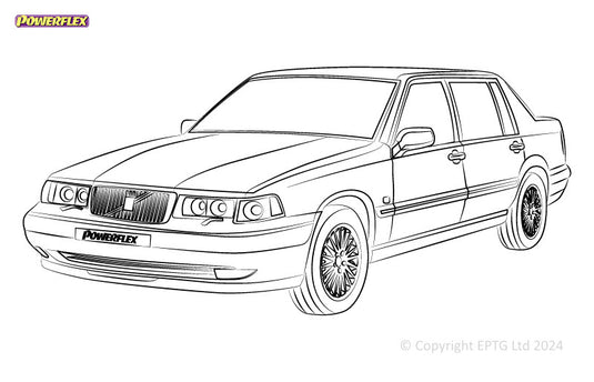 Schema boccole Powerflex Volvo 960 (1995-1997)