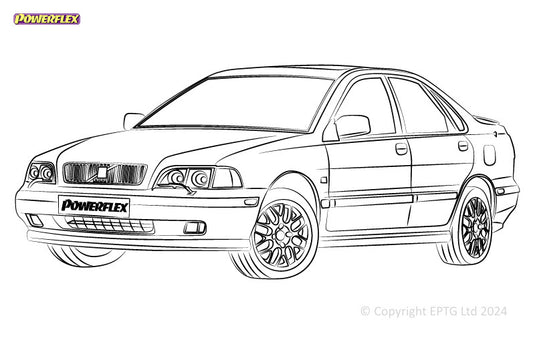Schema boccole Powerflex Volvo S40/V40 (1996-2004)