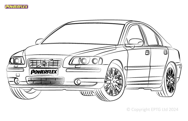 Carica immagine in Galleria Viewer, Schema boccole Powerflex Volvo S60 (2001 - 2009), V70/S80 (1999-2007)
