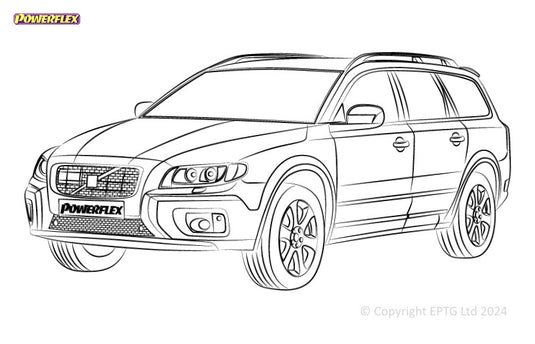 Schema boccole Powerflex Volvo XC70 P3 (2008-2016)