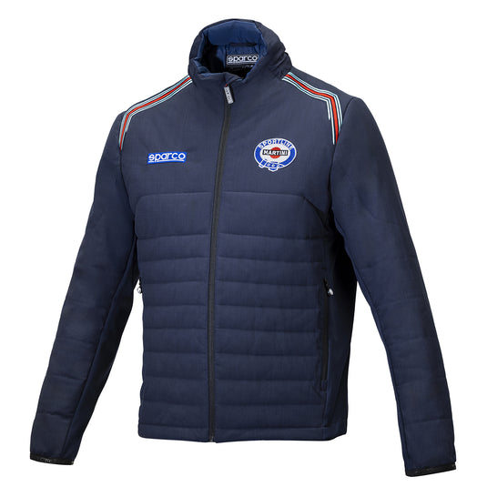 Giacca Antivento Imbottita Sparco Martini Racing - Blu Marine