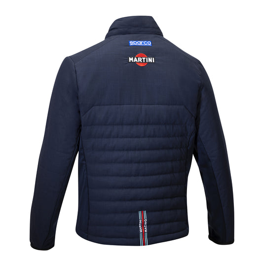 Giacca Antivento Imbottita Sparco Martini Racing - Blu Marine