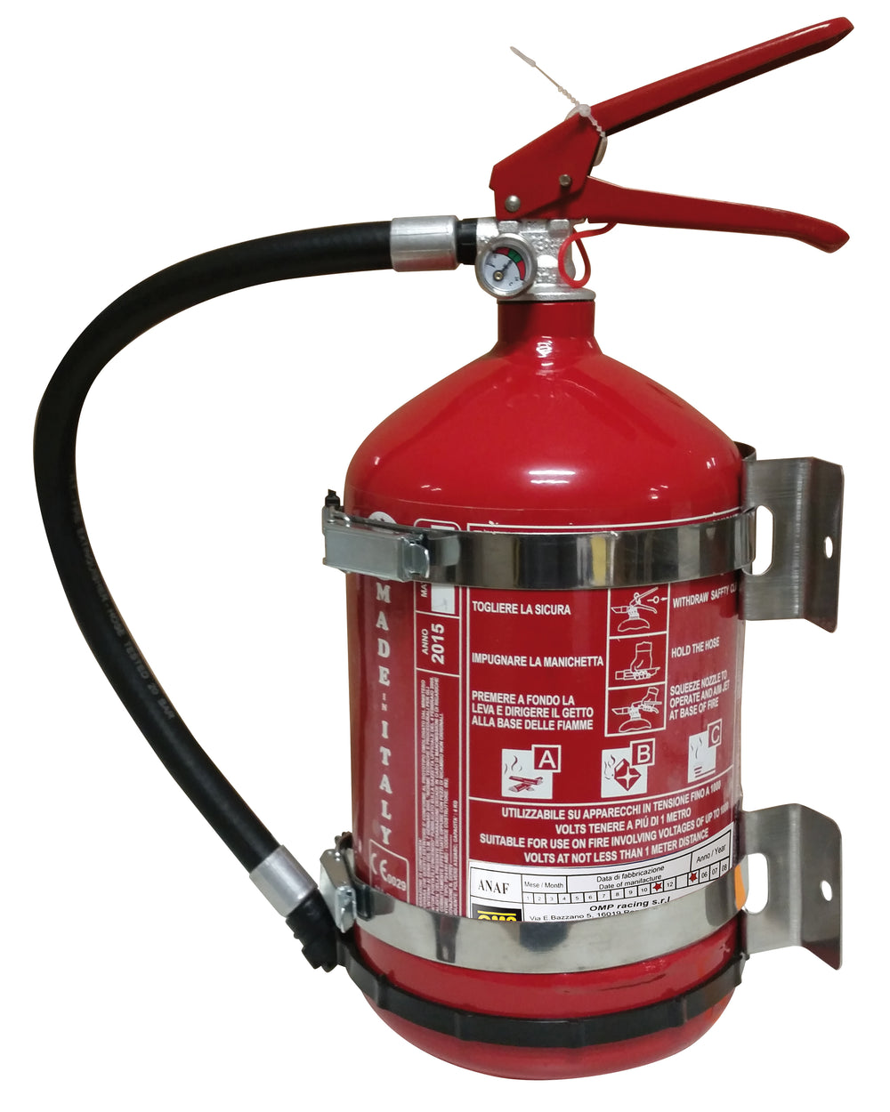 Estintore a Polvere OMP 4 kg