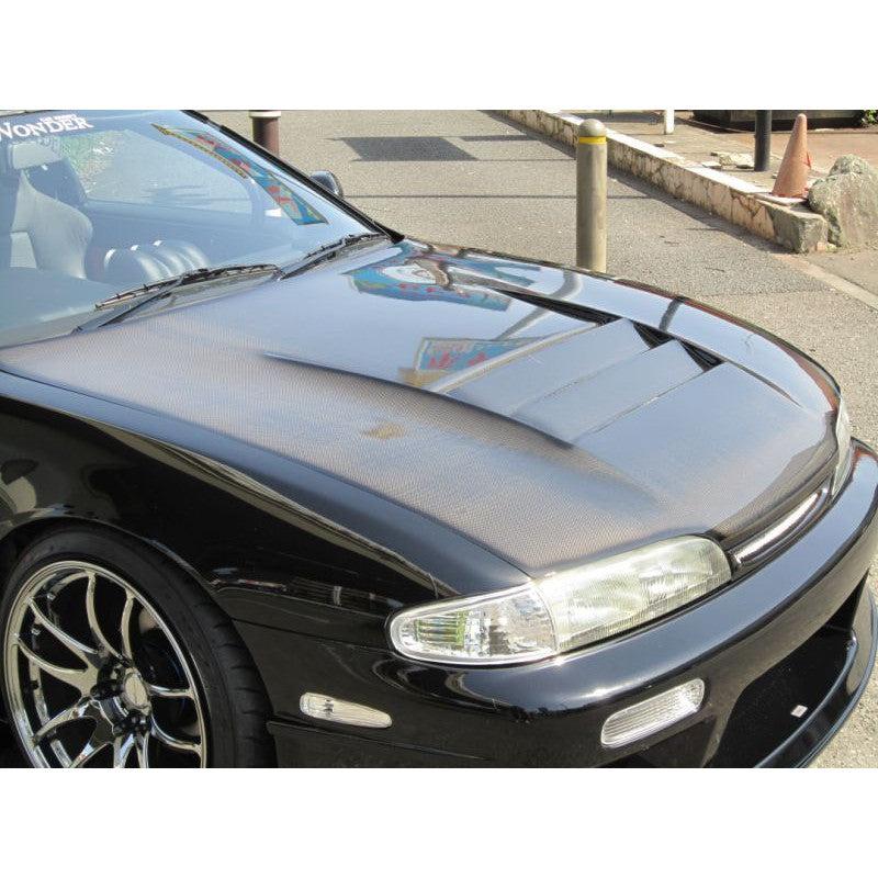Carica immagine in Galleria Viewer, Cofano Triple Duct in Carbonio Car Modify Wonder Glare per Nissan 200SX S14
