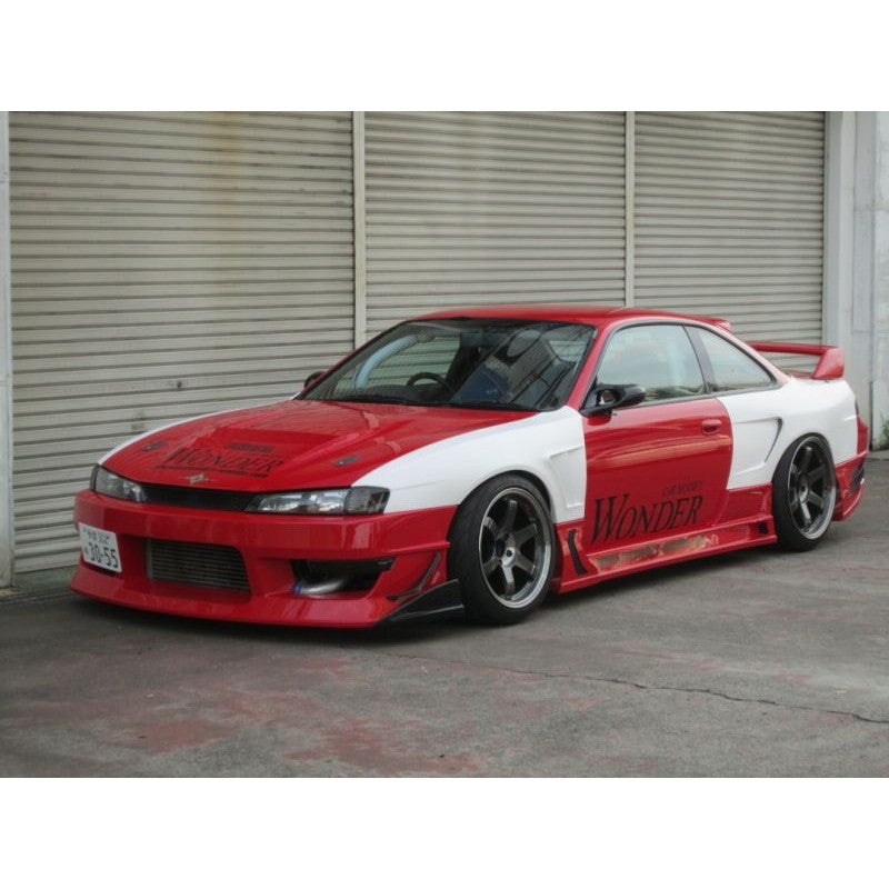 Parafanghi Anteriori GT +50 mm Car Modify Wonder Glare per Nissan 200SX S14A