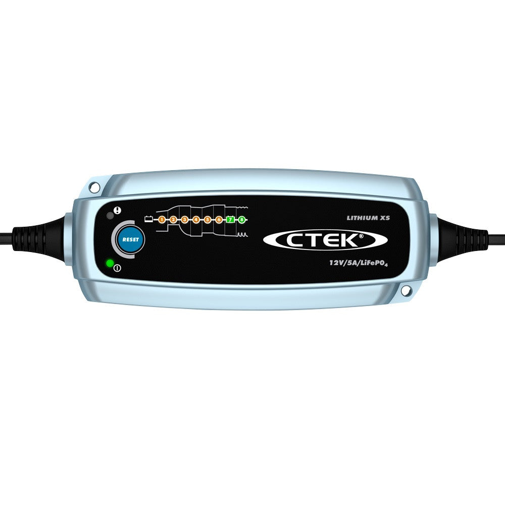Caricabatterie CTEK LITHIUM XS per batterie al litio LiFePO4 da 12V