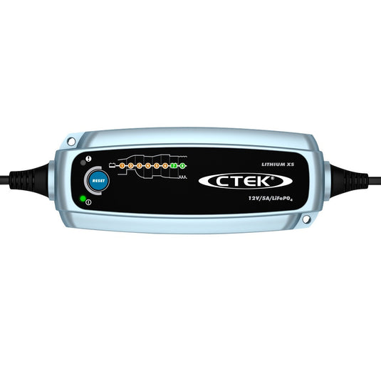 Caricabatterie CTEK LITHIUM XS per batterie al litio LiFePO4 da 12V