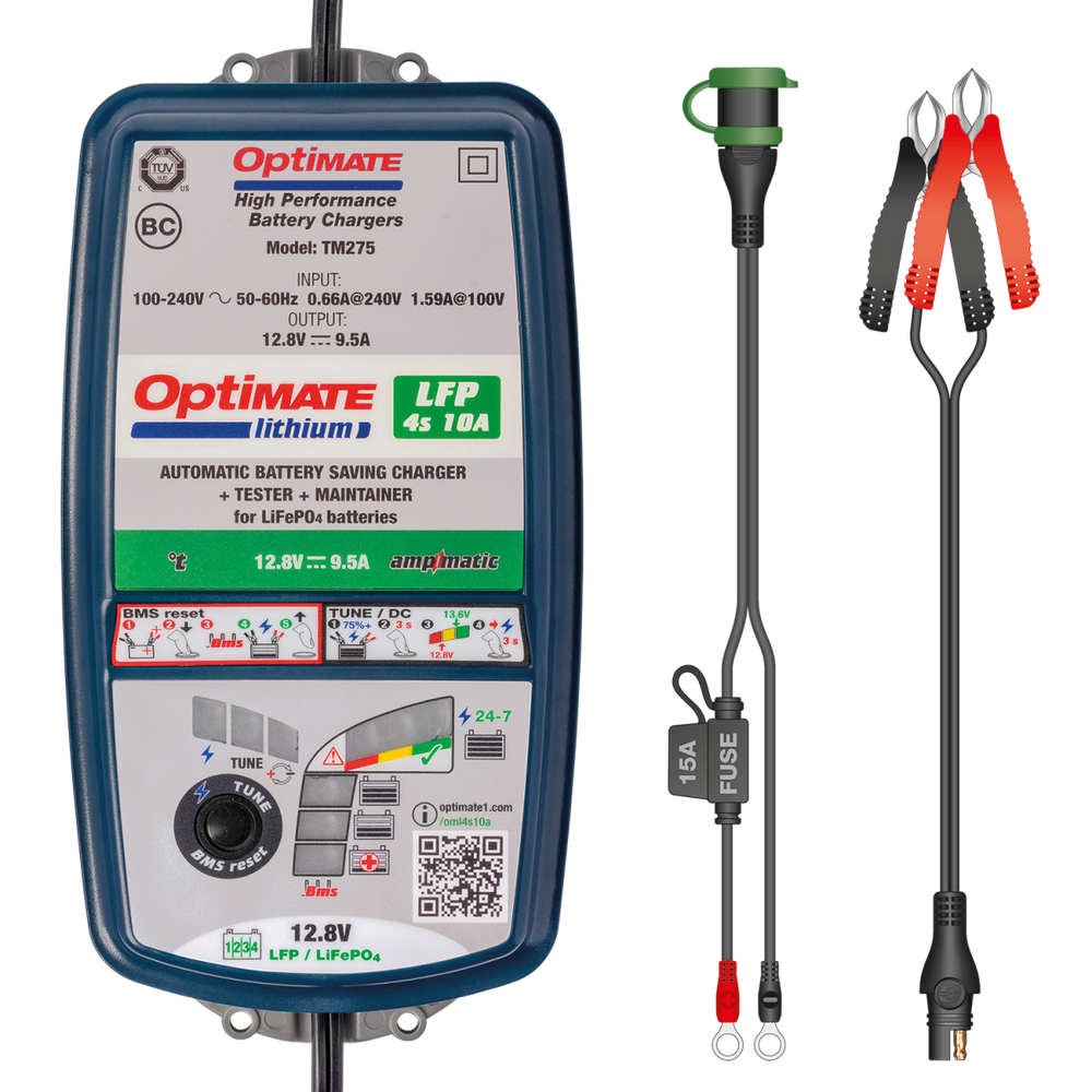Caricabatterie Optimate Lithium 4S 10A