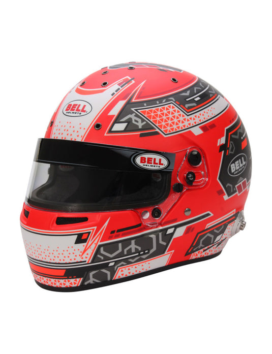 Casco integrale BELL RS7 PRO STAMINA HANS FIA 8859-2024 - rosso
