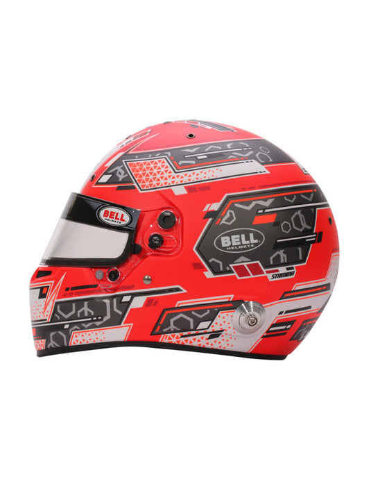 Casco integrale BELL RS7 PRO STAMINA HANS FIA 8859-2024 - rosso