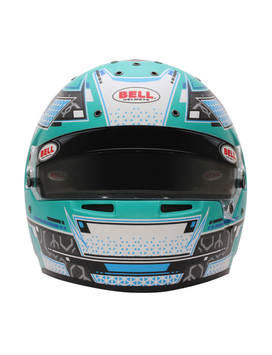 Casco integrale BELL RS7 PRO STAMINA HANS FIA 8859-2024 - verde