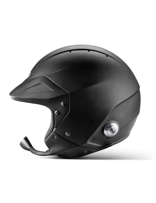 Casco jet SPARCO FLUX RJ-i Hans FIA 8859-2024 con interfono