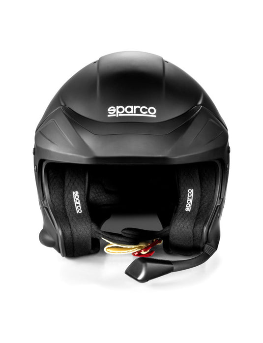 Casco jet SPARCO FLUX RJ-i Hans FIA 8859-2024 con interfono
