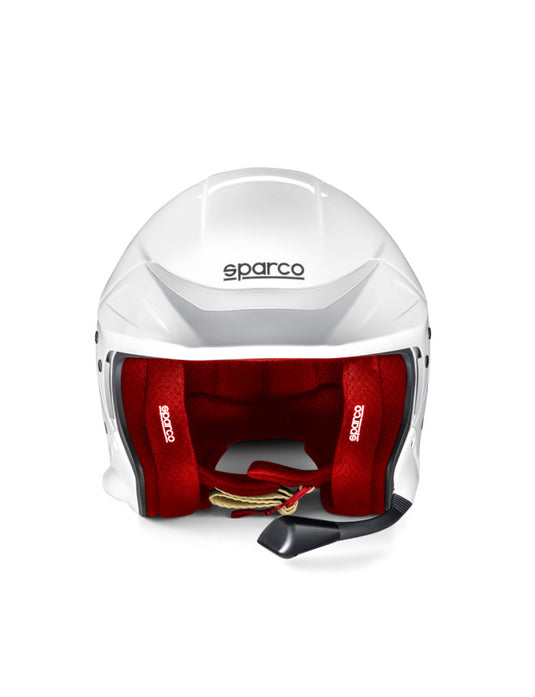 Casco jet SPARCO FLUX RJ-i Hans FIA 8859-2024 con interfono