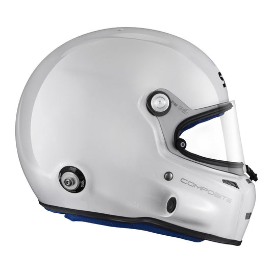 Casco Stilo ST5F Fibra SA20 bianco interno blu