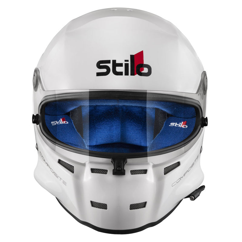 Carica immagine in Galleria Viewer, Casco Stilo ST5F Fibra SA20 bianco interno blu
