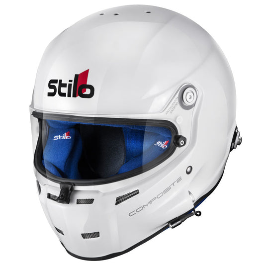 Casco Stilo ST5F Fibra SA20 bianco interno blu