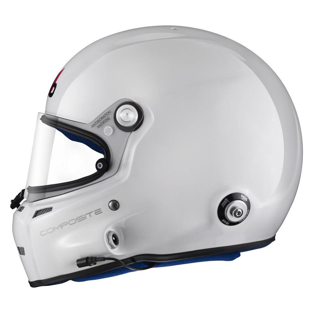 Casco Stilo ST5F Fibra SA20 bianco interno blu