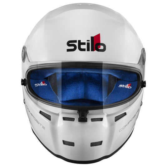 Casco Stilo ST5FN Fibra bianco/blu SA20