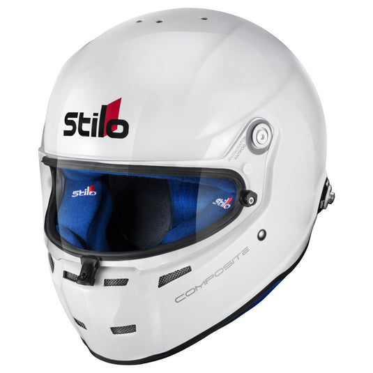 Casco Stilo ST5FN Fibra bianco/blu SA20