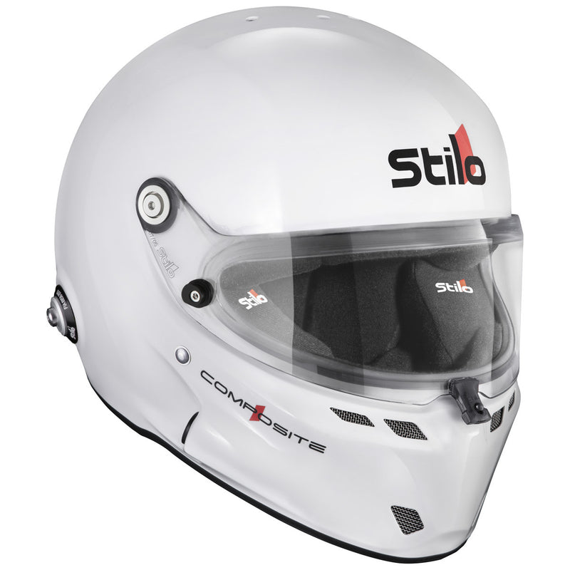 Carica immagine in Galleria Viewer, Casco Stilo ST6 F Turismo bianco/nero - Snell SA2025 FIA 8859-24 Hans FIA8858-10
